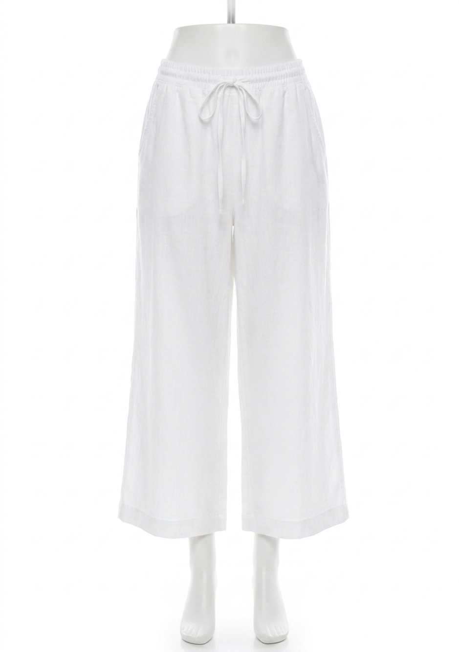 NEW KAREN KANE whitley wide leg pants in white